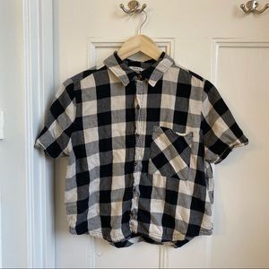 Gingham button up